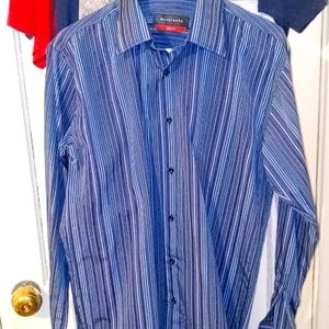 Blue striped shirt